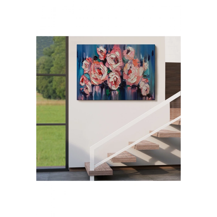 Şakayık Çiçeği Tablosu, Kanvas Duvar Tablosu-1198
