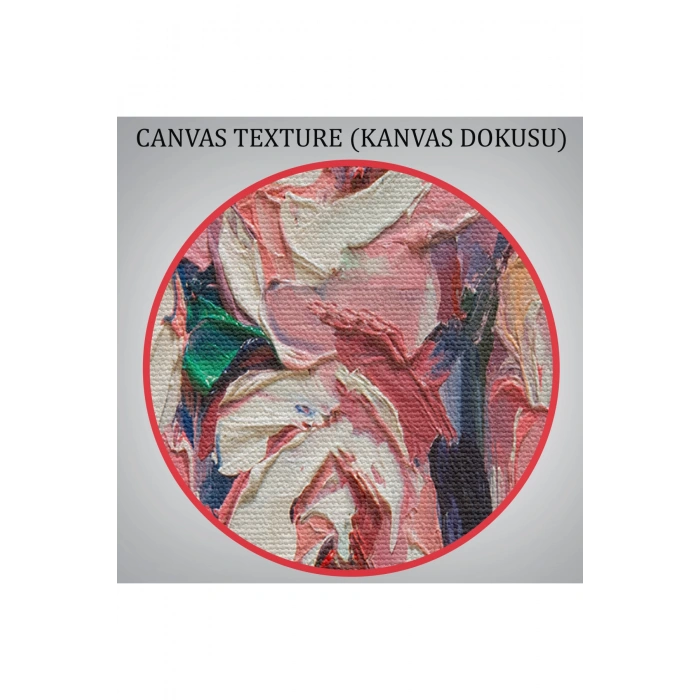 Şakayık Çiçeği Tablosu, Kanvas Duvar Tablosu-1198