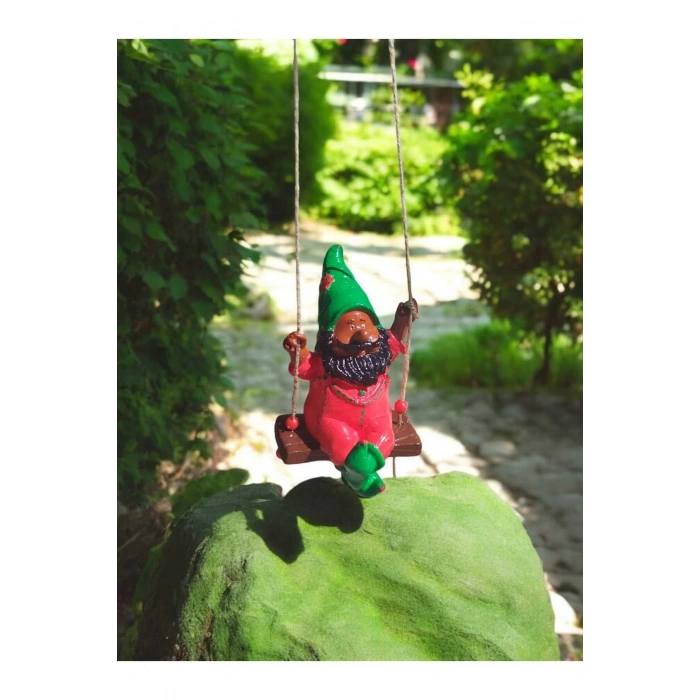 Sallanan Arap cüce  Bahçe  Balkon Süsü Yılbaşı  Noel Süsü