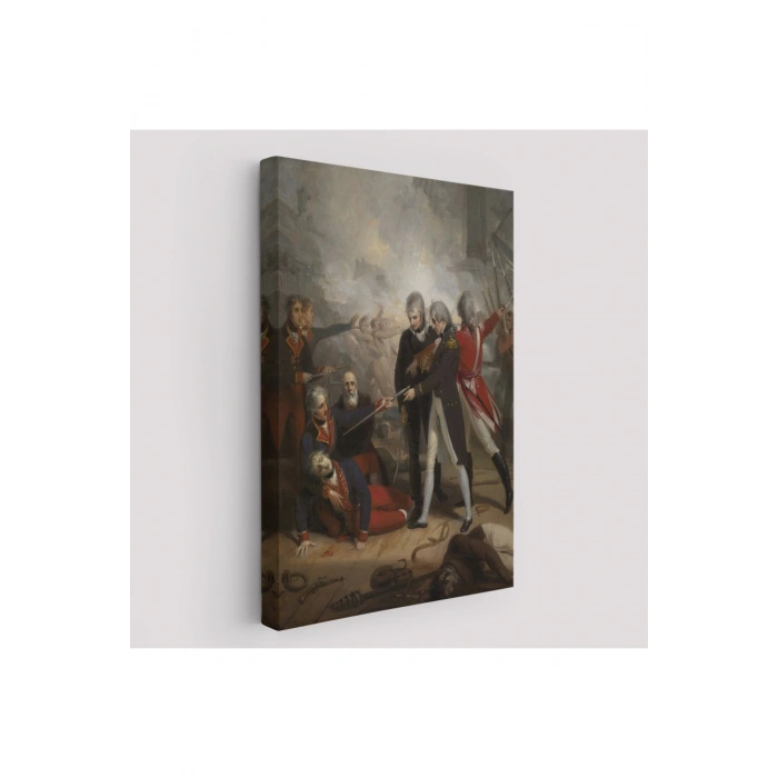 San Nicolasın St Vincentta Teslim Olması Reprodüksiyon Tablosu-6277