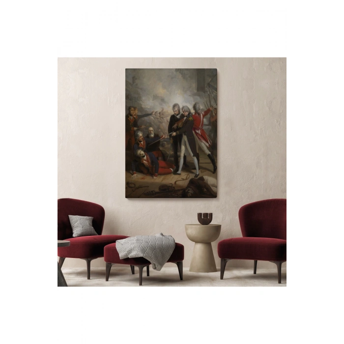 San Nicolasın St Vincentta Teslim Olması Reprodüksiyon Tablosu-6277