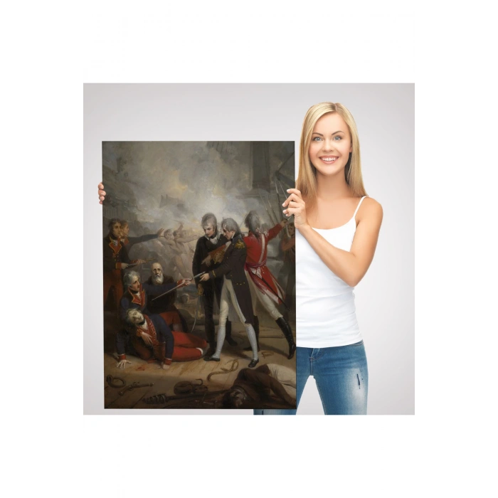 San Nicolasın St Vincentta Teslim Olması Reprodüksiyon Tablosu-6277