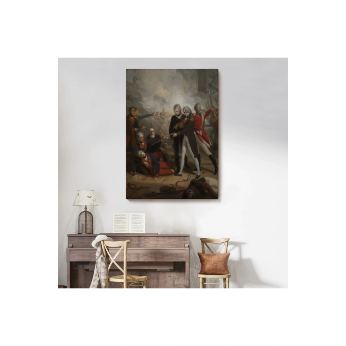 San Nicolasın St Vincentta Teslim Olması Reprodüksiyon Tablosu-6277