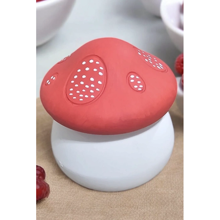 Sevimli Mantar Dekoratif Organizer