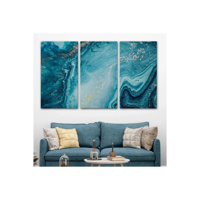 Soyut Okyanus Derinlikleri Duvar Tablosu-1218