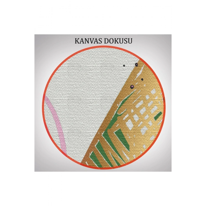 Soyut Sürreal Şekiller Dekoratif Duvar Tablosu Üçlü Set-ER-116