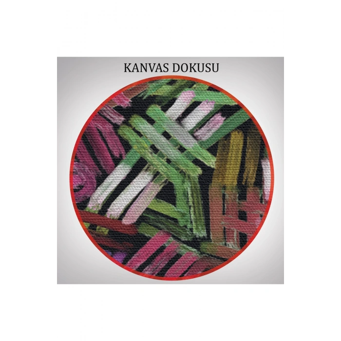 Soyut Sürreal Şekiller Dekoratif Duvar Tablosu Üçlü Set-EŞ-118