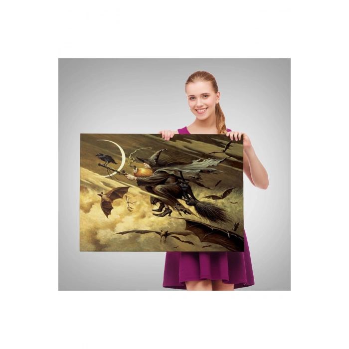 Su Altındaki Kadın Dekoratif Duvar Tablosu-6558