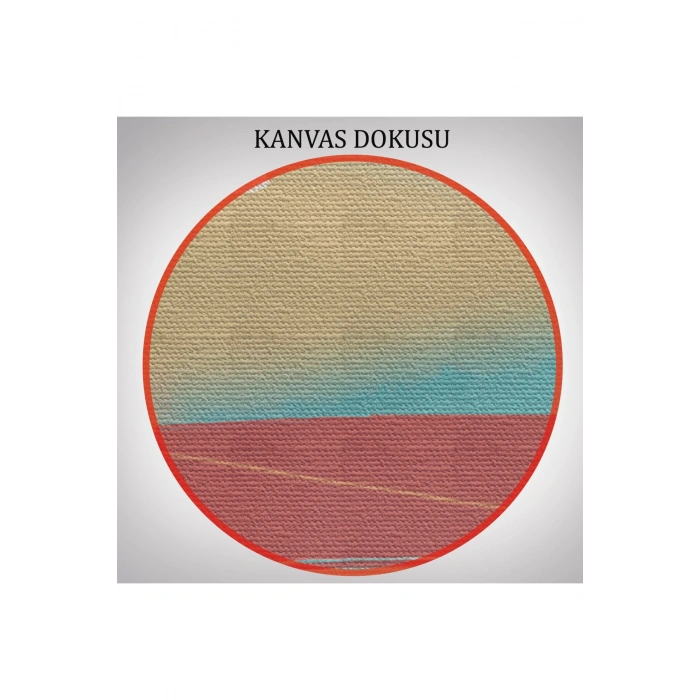 Suluboya Görünümlü Soyut Desenler  Duvar Tablosu Üçlü Set-EE-104