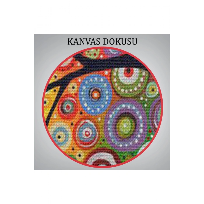 Sürreal Ağaçtaki Renkler Senfonisi Tablosu-6645