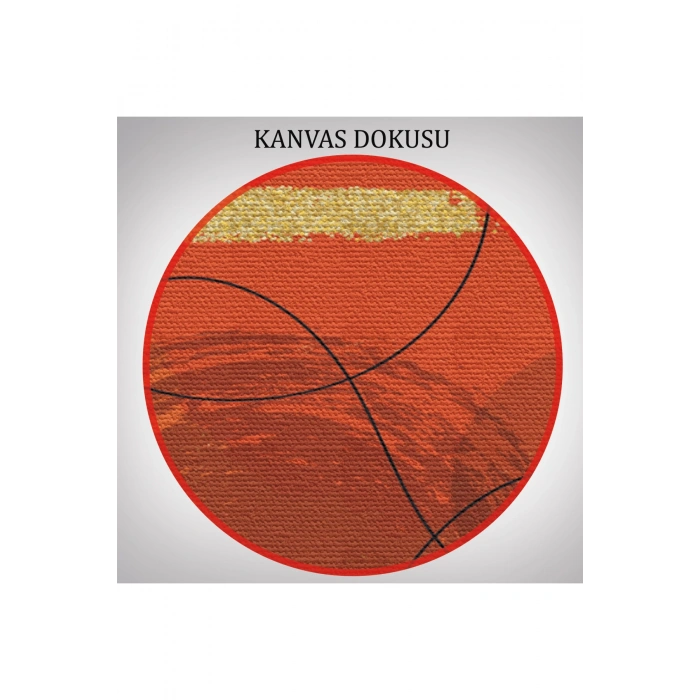 Sürreal Şekiller Dekoratif Duvar Tablosu Üçlü Set-EK-110