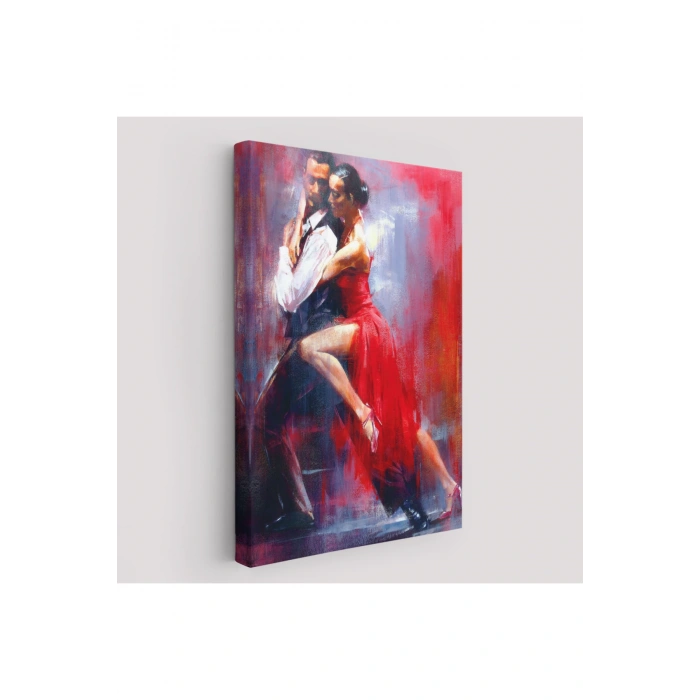 Tango Yapan Çift Dekoratif Duvar Tablosu-6427