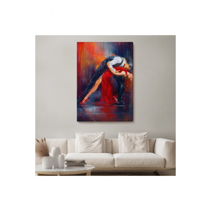 Tango Yapan Çift Dekoratif Duvar Tablosu-6429