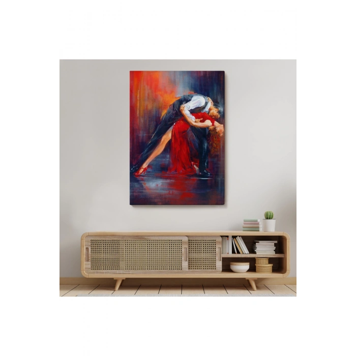 Tango Yapan Çift Dekoratif Duvar Tablosu-6429