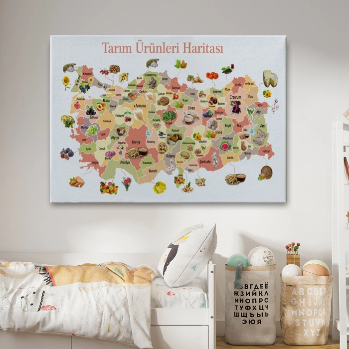 Tarım Ürünleri Yerli Malı Haftası Türkiye Haritası 1046