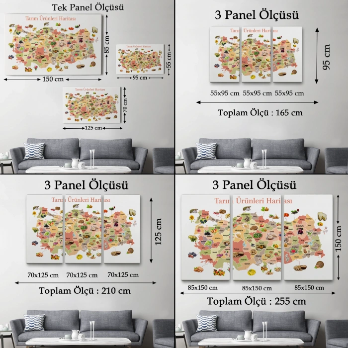 Tarım Ürünleri Yerli Malı Haftası Türkiye Haritası 1046