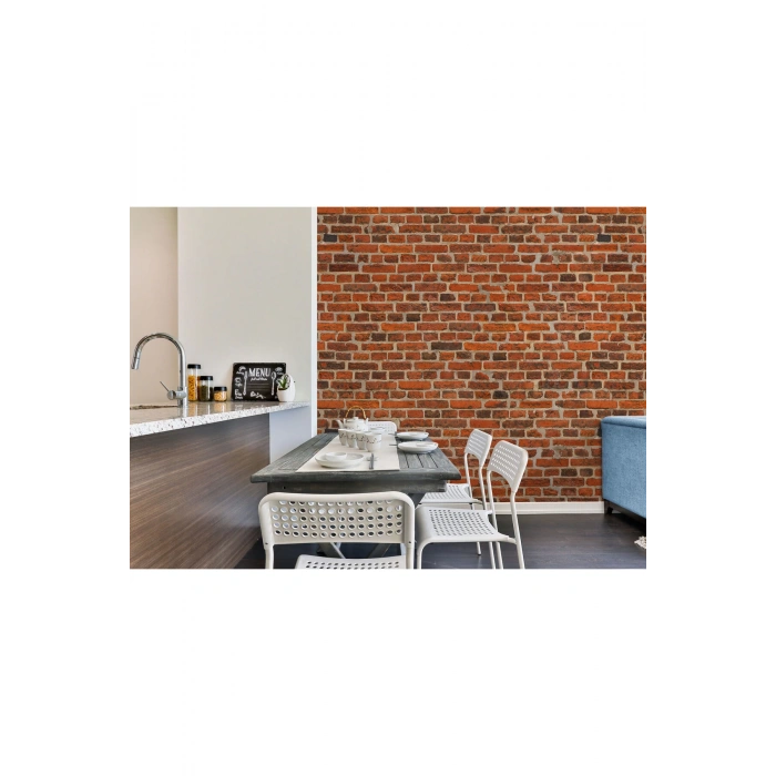 Taş Tuğla Desenli Duvar Kağıdı-5601