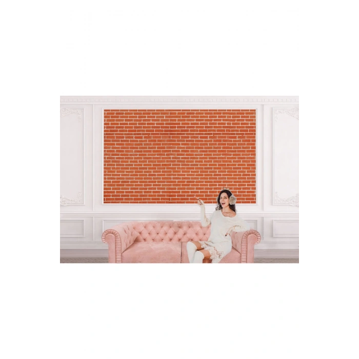 Taş Tuğla Desenli Duvar Kağıdı-5602