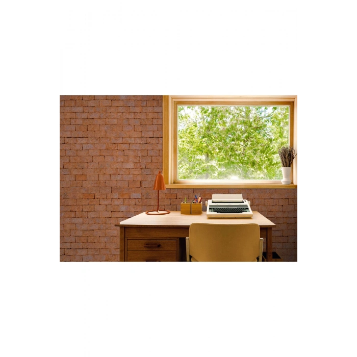 Taş Tuğla Desenli Duvar Kağıdı-5605