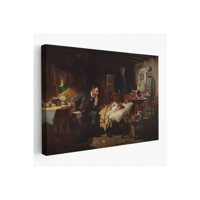 The Doctor Tablosu - Joseph Tomanek, Luke Fildes-6639