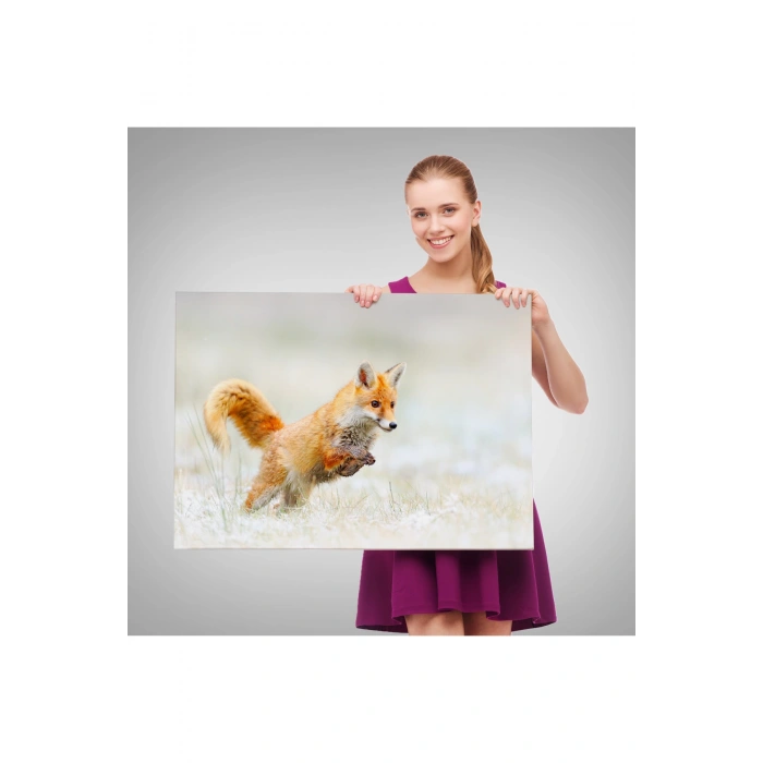 Tilki Dekoratif Kanvas Tablo 1165