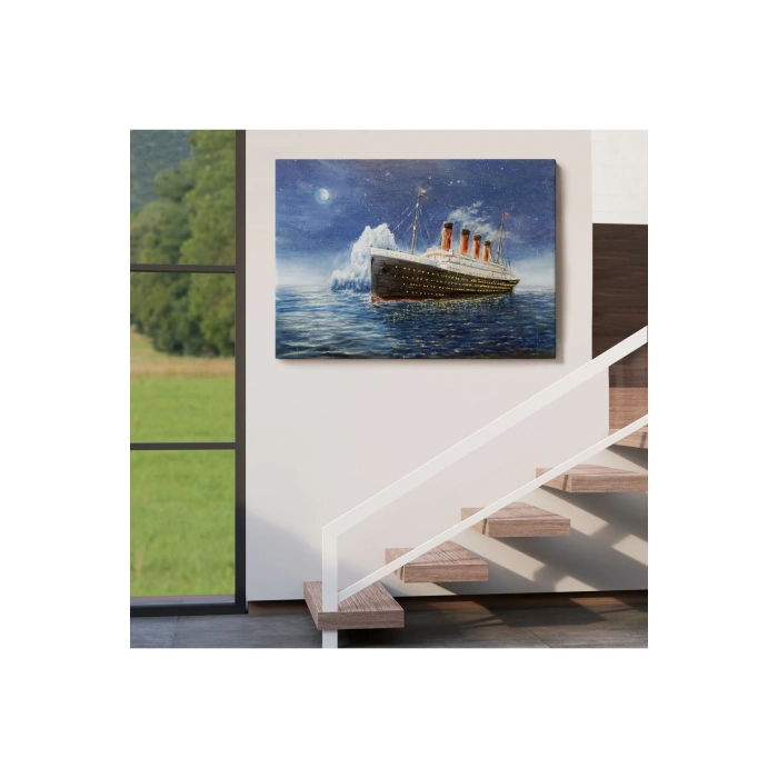 Titanik Gece Manzarası Duvar Tablosu-1238