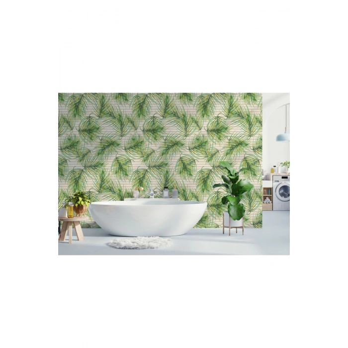 Tropikal Ağaç Yaprakları Duvar Kağıdı-5565