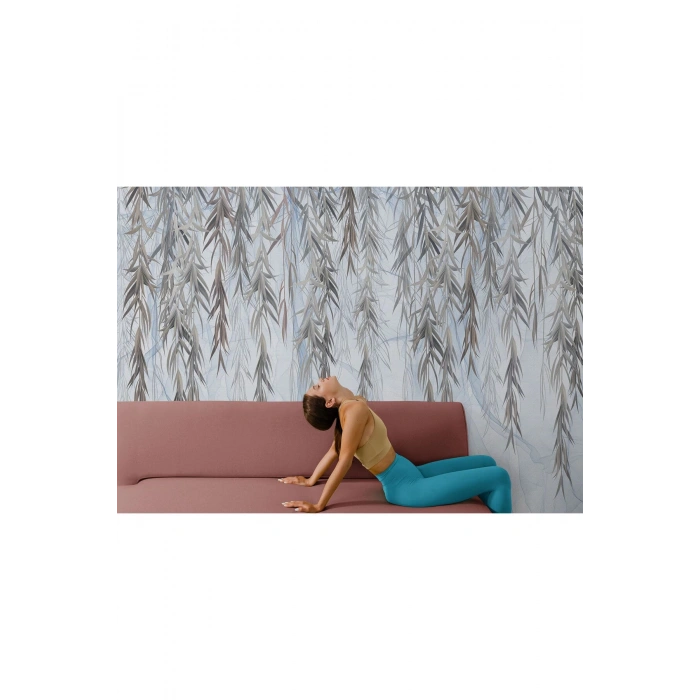 Tropikal Sarmaşık Desenli Duvar Kağıdı-5626