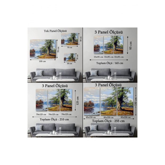 Ukrayna Nahir Manzarası Duvar Tablosu-1206