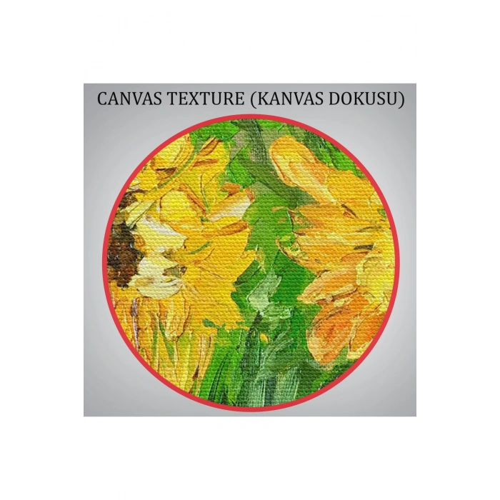 Vazodaki Ayçiçekleri Duvar Tablosu-1237