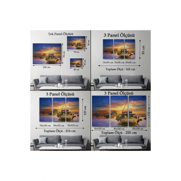 Vietnamın Mekong Yüzen Pazar Thoda Tekne Tablosu-1225