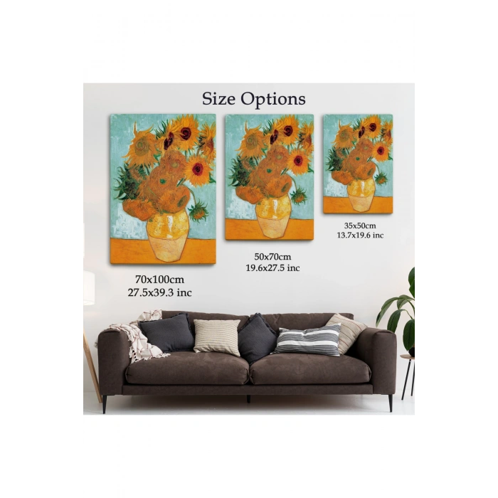 Vincent Van Gogh Ayçiçeği Tablosu-6437