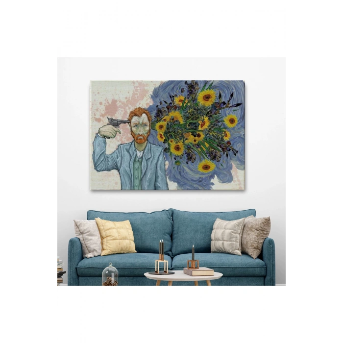 Vincent van Gogh Gerçeküstü İntahar Tablosu-6659