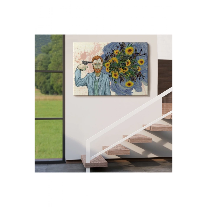 Vincent van Gogh Gerçeküstü İntahar Tablosu-6659