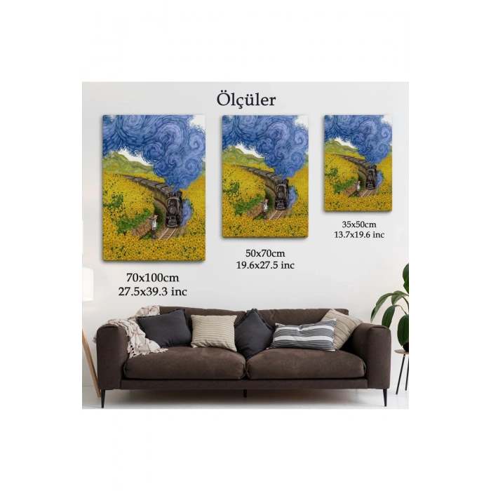 Vincent van Goghun Renkli Tasviri Duvar Tablosu-6224