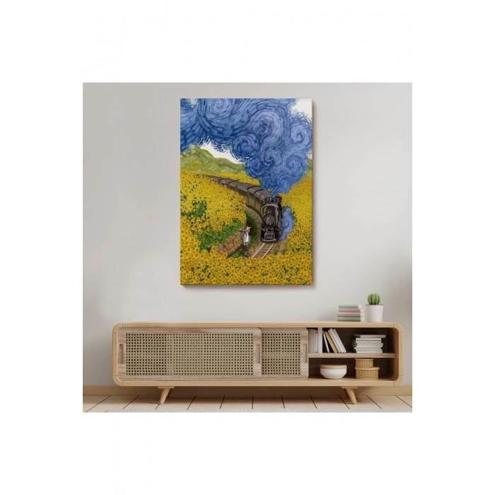 Vincent van Goghun Renkli Tasviri Duvar Tablosu-6224