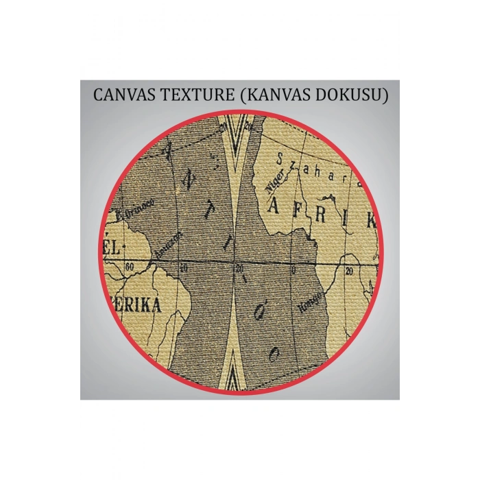 Vintage Eskitme Dünya Haritası 1008