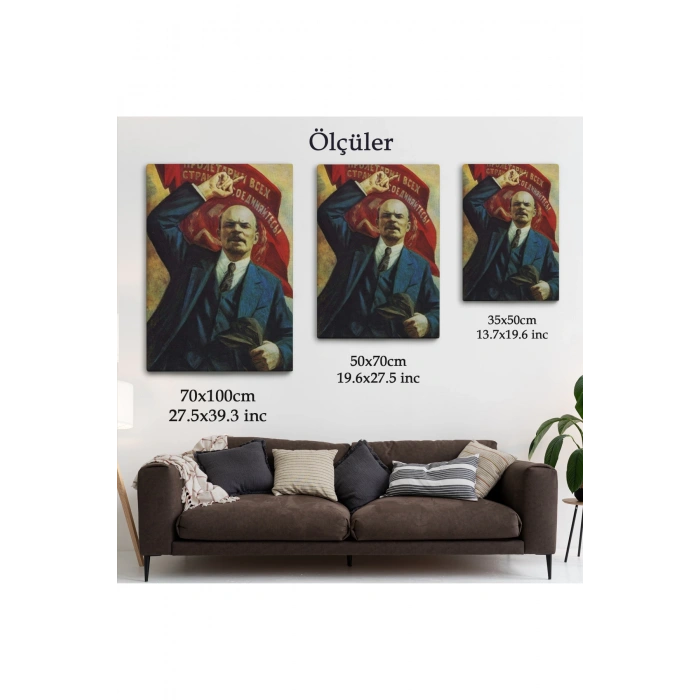 Vladimir Ilyic Lenin Dekoratif Duvar Tablosu-6235
