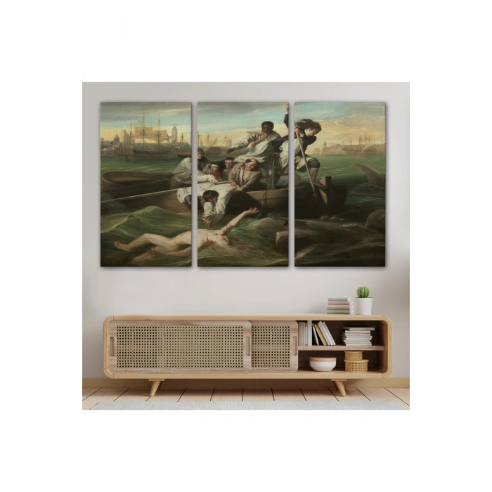 Watsob ve Köpek Balığı Tablosu - Watson and the Shark 1778-6658