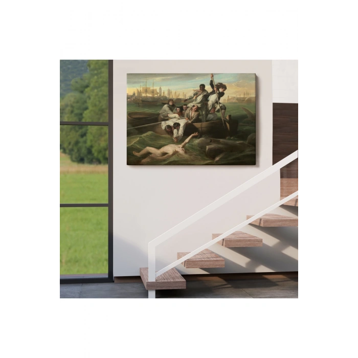 Watsob ve Köpek Balığı Tablosu - Watson and the Shark 1778-6658