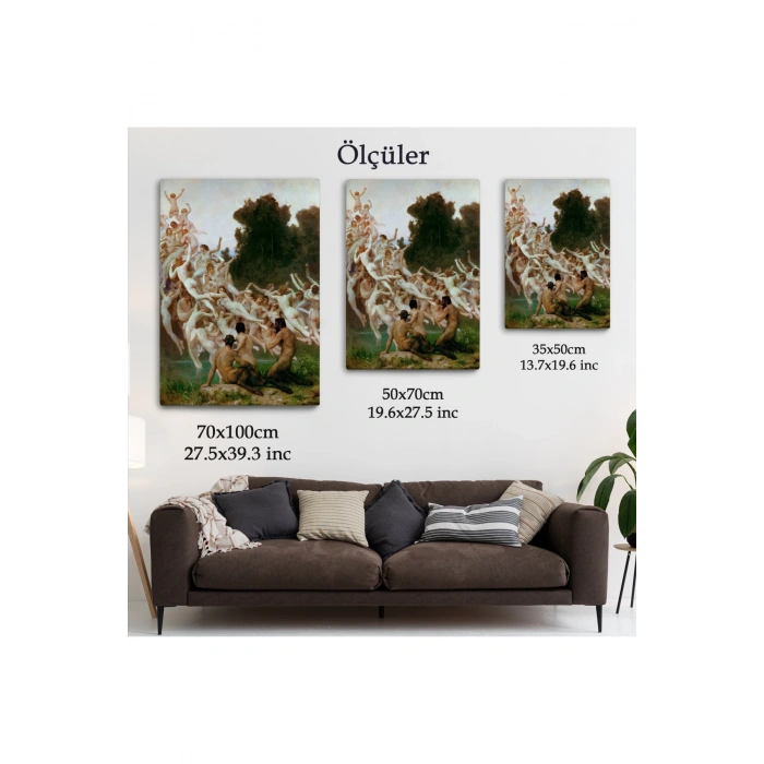 William-Adolphe Bouguereau Tarafından Çizilen Oreads Adlı Tablosu -6370