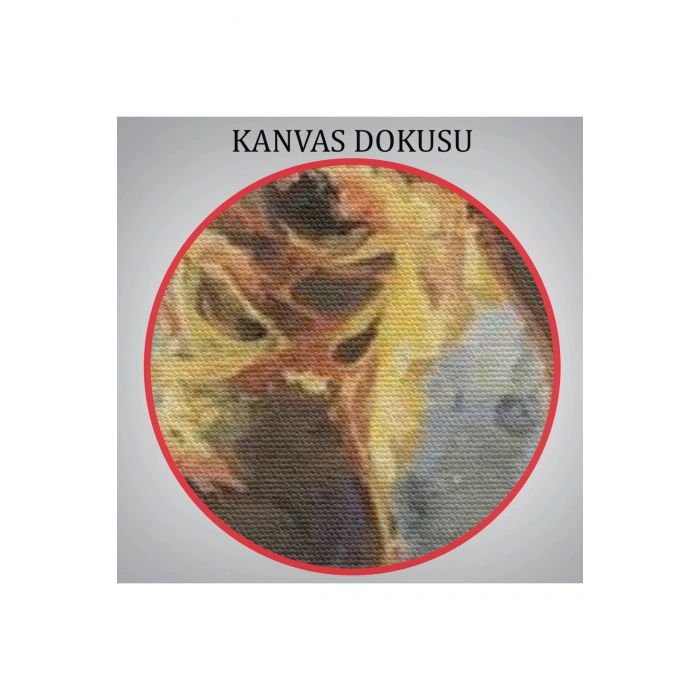 Yanarken Dans Eden Kadın Duvar Tablosu-6243