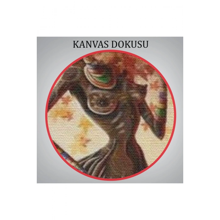 Yaprak Saçlı Afrikalı Ağaç Kadın Duvar Tablosu-6313