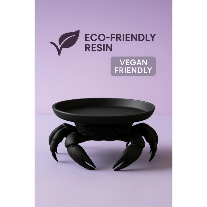 Yengeç Takı, Kahve Yanı Sunumluk Siyah