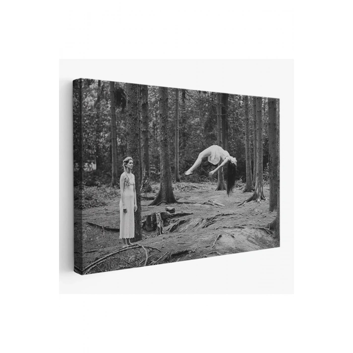 Yerden Yükselen Büyücü Kadın Tablosu-6575