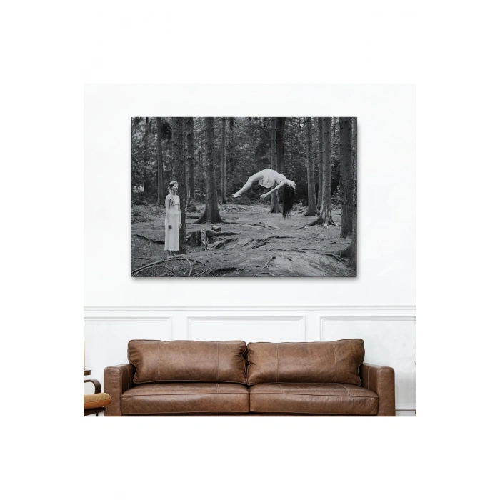 Yerden Yükselen Büyücü Kadın Tablosu-6575