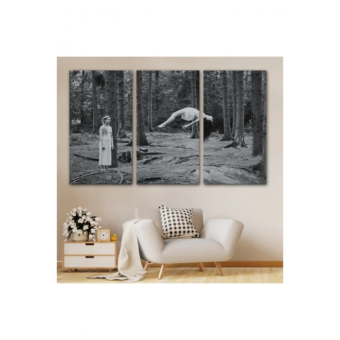 Yerden Yükselen Büyücü Kadın Tablosu-6575