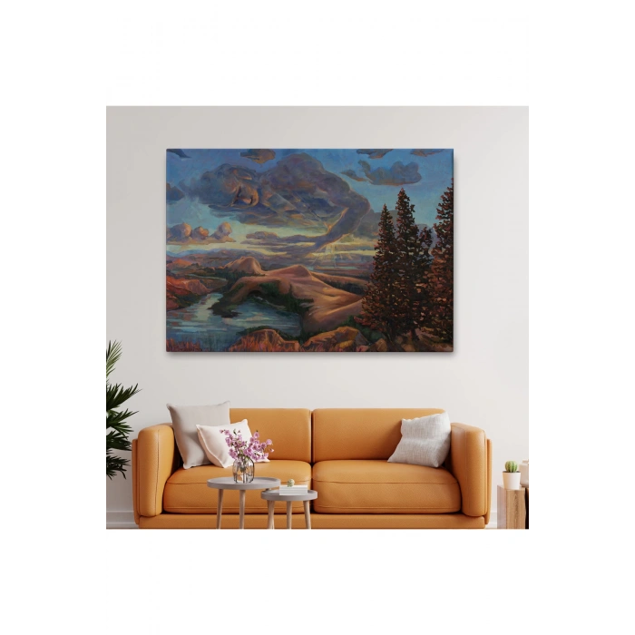 Yeryüzü ve Gökyüzü Duvar Tablosu-6581