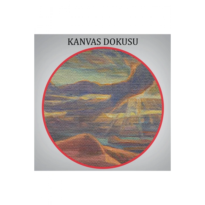 Yeryüzü ve Gökyüzü Duvar Tablosu-6581