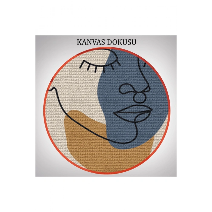 Zarif Kadın Fifürü ve Yapraklar Temalı Dekoratif Duvar Tablosu Üçlü Set-ED-103